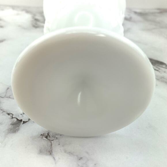 Indiana Glass Colony Harvest Milk Glass Footed Water/Wine Goblets Glasses 5 pcs - Picture 9 of 10